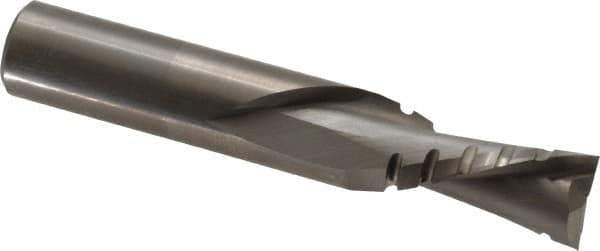 Onsrud - 1/2" Cutting Diam x 1-1/8" Length of Cut, 2 Flute, Downcut Spiral Router Bit - Uncoated, Right Hand Cut, Solid Carbide, 3" OAL x 1/2" Shank Diam, Chipbreaker, 30° Helix Angle - Apex Tool & Supply