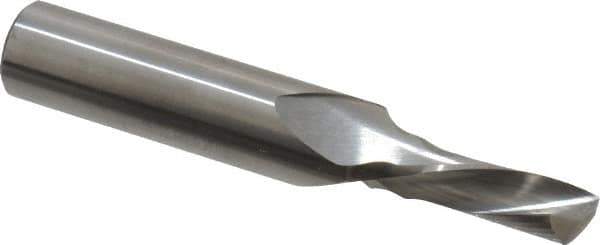 Onsrud - 5/16" Cutting Diam x 3/4" Length of Cut, 1 Flute, Downcut Spiral Router Bit - Uncoated, Right Hand Cut, Solid Carbide, 3" OAL x 1/2" Shank Diam, Single Edge, 22° Helix Angle - Apex Tool & Supply