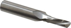 Onsrud - 5/16" Cutting Diam x 3/4" Length of Cut, 1 Flute, Downcut Spiral Router Bit - Uncoated, Right Hand Cut, Solid Carbide, 3" OAL x 1/2" Shank Diam, Single Edge, 22° Helix Angle - Apex Tool & Supply