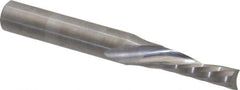 Onsrud - 3/16" Cutting Diam x 5/8" Length of Cut, 1 Flute, Downcut Spiral Router Bit - Uncoated, Right Hand Cut, Solid Carbide, 2" OAL x 1/4" Shank Diam, Single Edge, 21° Helix Angle - Apex Tool & Supply