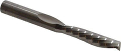 Onsrud - 3/8" Cutting Diam x 1-5/8" Length of Cut, 1 Flute, Downcut Spiral Router Bit - Uncoated, Right Hand Cut, Solid Carbide, 3-1/2" OAL x 3/8" Shank Diam, Single Edge - Apex Tool & Supply
