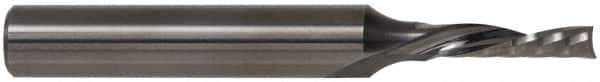 Onsrud - 1/2" Cutting Diam x 1-5/8" Length of Cut, 1 Flute, Downcut Spiral Router Bit - Uncoated, Right Hand Cut, Solid Carbide, 3-1/2" OAL x 1/2" Shank Diam, Single Edge, 21° Helix Angle - Apex Tool & Supply