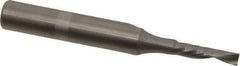 Onsrud - 1/8" Cutting Diam x 1/2" Length of Cut, 1 Flute, Downcut Spiral Router Bit - Uncoated, Right Hand Cut, Solid Carbide, 2" OAL x 1/4" Shank Diam, Single Edge, 21° Helix Angle - Apex Tool & Supply