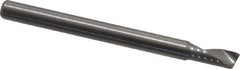 Onsrud - 1/8" Cutting Diam x 1/4" Length of Cut, 1 Flute, Upcut Spiral Router Bit - Uncoated, Right Hand Cut, Solid Carbide, 1-1/2" OAL x 1/8" Shank Diam, Single Edge, 22° Helix Angle - Apex Tool & Supply