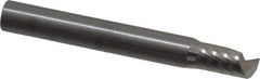 Onsrud - 5/16" Cutting Diam x 9/16" Length of Cut, 1 Flute, Upcut Spiral Router Bit - Uncoated, Right Hand Cut, Solid Carbide, 2-1/2" OAL x 5/16" Shank Diam, Single Edge, 22° Helix Angle - Apex Tool & Supply