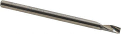 Onsrud - 1/8" Cutting Diam x 1/4" Length of Cut, 1 Flute, Upcut Spiral Router Bit - Uncoated, Right Hand Cut, Solid Carbide, 2" OAL x 1/8" Shank Diam, Single Edge, 21° Helix Angle - Apex Tool & Supply