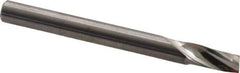 Onsrud - 3/16" Cutting Diam x 3/8" Length of Cut, 1 Flute, Upcut Spiral Router Bit - Uncoated, Right Hand Cut, Solid Carbide, 2" OAL x 3/16" Shank Diam, Single Edge, 21° Helix Angle - Apex Tool & Supply