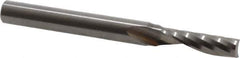 Onsrud - 7/32" Cutting Diam x 3/4" Length of Cut, 1 Flute, Upcut Spiral Router Bit - Uncoated, Right Hand Cut, Solid Carbide, 2-1/2" OAL x 1/4" Shank Diam, Single Edge, 21° Helix Angle - Apex Tool & Supply