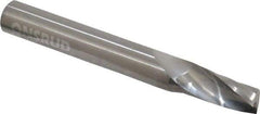 Onsrud - 3/8" Cutting Diam x 3/4" Length of Cut, 1 Flute, Upcut Spiral Router Bit - Uncoated, Right Hand Cut, Solid Carbide, 3" OAL x 3/8" Shank Diam, Single Edge, 21° Helix Angle - Apex Tool & Supply