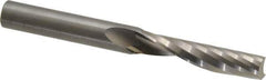 Onsrud - 3/8" Cutting Diam x 1-5/8" Length of Cut, 1 Flute, Upcut Spiral Router Bit - Uncoated, Right Hand Cut, Solid Carbide, 3-1/2" OAL x 3/8" Shank Diam, Single Edge, 21° Helix Angle - Apex Tool & Supply