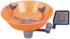 PRO-SAFE - Wall Mount, Plastic Bowl, Eyewash Station - 1/2" Inlet - Apex Tool & Supply