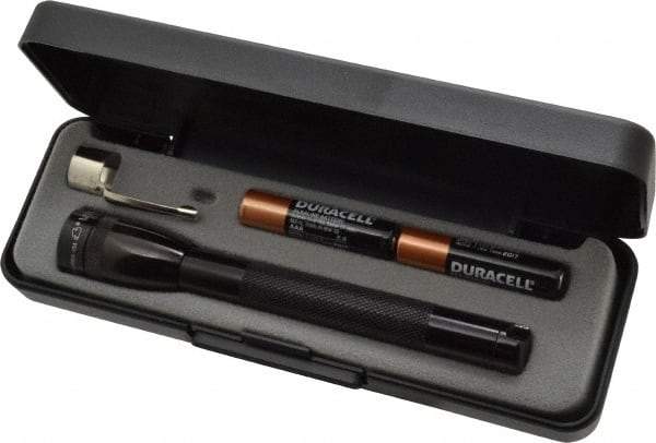 Mag-Lite - Krypton Bulb, 9 Lumens, Mini Flashlight - Black Aluminum Body, 2 AAA Alkaline Batteries Included - Apex Tool & Supply