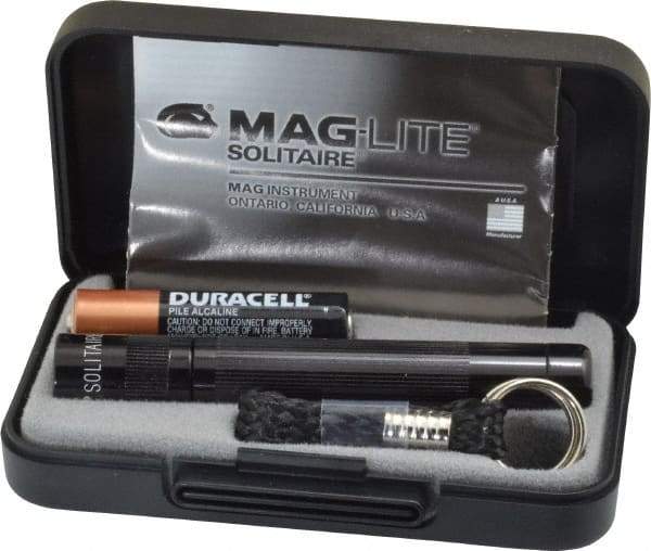 Mag-Lite - Krypton Bulb, Mini Flashlight - Black Aluminum Body, 1 AAA Alkaline Battery Included - Apex Tool & Supply
