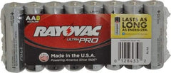 Rayovac - Size AA, Alkaline, 8 Pack, Standard Battery - 1.5 Volts, Button Tab Terminal - Apex Tool & Supply