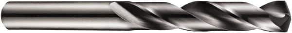 DORMER - 4.7mm 140° Solid Carbide Jobber Drill - TiAlN Finish, Right Hand Cut, Spiral Flute, Straight Shank, 74mm OAL, Four Facet Split Point - Apex Tool & Supply