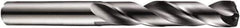 DORMER - 18.5mm 140° Solid Carbide Jobber Drill - TiAlN Finish, Right Hand Cut, Straight Shank, 153mm OAL, Four Facet Split Point - Apex Tool & Supply