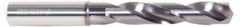 DORMER - #30 140° Solid Carbide Jobber Drill - TiAlN Finish, Right Hand Cut, Spiral Flute, Straight Shank, 66mm OAL, Four Facet Split Point - Apex Tool & Supply