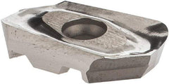 Iscar - HM90 AXCR150525 P Grade IC28 Carbide Milling Insert - Uncoated, 0.197" Thick, 2.5mm Corner Radius - Apex Tool & Supply