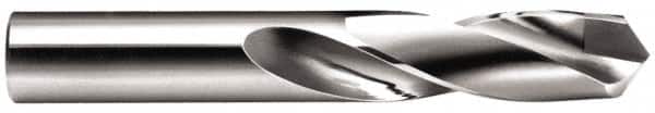Made in USA - 17mm 118° Spiral Flute Carbide-Tipped Screw Machine Drill Bit - Apex Tool & Supply