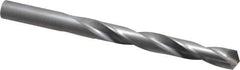 Made in USA - 15/32" 135° Carbide-Tipped Jobber Drill - Bright Finish, Right Hand Cut, Spiral Flute, Straight Shank, 5-3/4" OAL, Split Point - Apex Tool & Supply