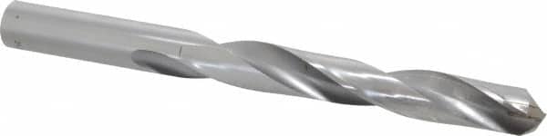 Made in USA - 43/64" 135° Carbide-Tipped Jobber Drill - Apex Tool & Supply