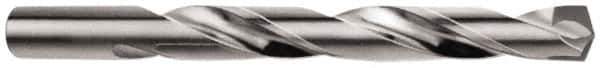 Made in USA - 27/64" Diam, 6" OAL Bright Carbide-Tipped Aircraft Extension Drill Bit - 135° Point Angle - Apex Tool & Supply