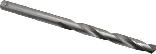 Made in USA - 3/8" Diam, 6" OAL Bright Carbide-Tipped Aircraft Extension Drill Bit - 135° Point Angle - Apex Tool & Supply