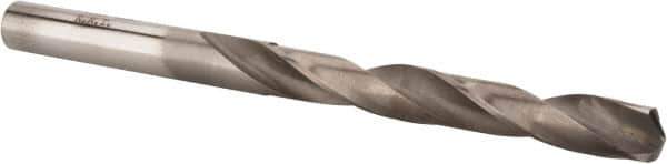 Made in USA - 7/16" Diam, 6" OAL Bright Carbide-Tipped Aircraft Extension Drill Bit - 135° Point Angle - Apex Tool & Supply