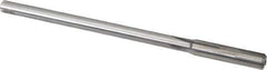 Made in USA - 0.336" Carbide-Tipped 4 Flute Chucking Reamer - Straight Flute, 9/32" Straight Shank, 1-1/2" Flute Length, 6" OAL - Apex Tool & Supply