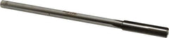 Made in USA - 0.346" Carbide-Tipped 4 Flute Chucking Reamer - Straight Flute, 9/32" Straight Shank, 1-1/2" Flute Length, 6" OAL - Apex Tool & Supply