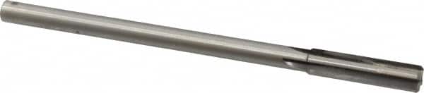 Made in USA - 0.437" Carbide-Tipped 4 Flute Dowel Pin Chucking Reamer - Apex Tool & Supply