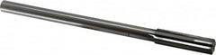 Made in USA - 0.544" Carbide-Tipped 6 Flute Chucking Reamer - Apex Tool & Supply