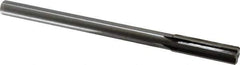 Made in USA - 0.622" Carbide-Tipped 6 Flute Chucking Reamer - Straight Flute, 9/16" Straight Shank, 2-1/4" Flute Length, 9" OAL - Apex Tool & Supply