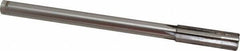 Made in USA - 0.677" Carbide-Tipped 6 Flute Chucking Reamer - Straight Flute, 9/16" Straight Shank, 2-1/4" Flute Length, 9" OAL - Apex Tool & Supply