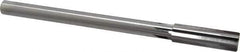 Made in USA - 0.681" Carbide-Tipped 6 Flute Chucking Reamer - Straight Flute, 9/16" Straight Shank, 2-1/4" Flute Length, 9" OAL - Apex Tool & Supply