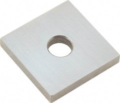 Mitutoyo - 0.142" Square Steel Gage Block - Accuracy Grade 0, Includes Certificate of Inspection - Apex Tool & Supply