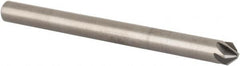 SGS - 1/8" Head Diam, 1/8" Shank Diam, 6 Flute 90° Solid Carbide Countersink - Apex Tool & Supply