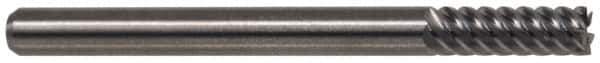 M.A. Ford - 1", 1-1/2" LOC, 1" Shank Diam, 4" OAL, 6 Flute, Solid Carbide Square End Mill - Single End, Uncoated, Spiral Flute, 53° Helix, Right Hand Cut, Right Hand Flute, Series 113 - Apex Tool & Supply