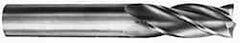 M.A. Ford - 5/16", 13/16" LOC, 5/16" Shank Diam, 2-1/2" OAL, 4 Flute, Solid Carbide Square End Mill - Single End, TiAlN Finish, Spiral Flute, 30° Helix, Centercutting, Right Hand Cut, Right Hand Flute, Series 111 - Apex Tool & Supply