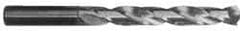 M.A. Ford - #9 118° Solid Carbide Jobber Drill - Bright Finish, Right Hand Cut, Spiral Flute, Straight Shank, 3" OAL, Faceted Point - Apex Tool & Supply