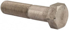 Value Collection - 1-1/2 - 6 UNC, 6-1/2" Length Under Head Hex Head Cap Screw - Partially Threaded, Grade 18-8 Stainless Steel, Uncoated, 2-1/4" Hex - Apex Tool & Supply