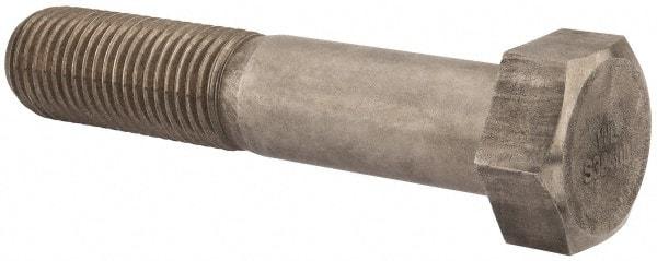 Value Collection - 1-1/2 - 6 UNC, 7-1/2" Length Under Head Hex Head Cap Screw - Partially Threaded, Grade 18-8 Stainless Steel, Uncoated, 2-1/4" Hex - Apex Tool & Supply