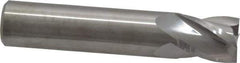 M.A. Ford - 1/2", 5/8" LOC, 1/2" Shank Diam, 2-1/2" OAL, 4 Flute, Solid Carbide Square End Mill - Single End, Uncoated, Spiral Flute, 30° Helix, Centercutting, Right Hand Cut, Right Hand Flute, Series 163 - Apex Tool & Supply