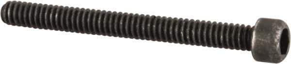 Value Collection - #1-64 UNC Hex Socket Drive, Socket Cap Screw - Alloy Steel, Black Oxide Finish, Fully Threaded, 3/4" Length Under Head - Apex Tool & Supply