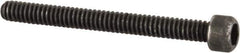 Value Collection - #1-64 UNC Hex Socket Drive, Socket Cap Screw - Alloy Steel, Black Oxide Finish, Fully Threaded, 3/4" Length Under Head - Apex Tool & Supply