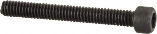 Value Collection - #1-72 UNF Hex Socket Drive, Socket Cap Screw - Alloy Steel, Black Oxide Finish, Fully Threaded, 5/8" Length Under Head - Apex Tool & Supply