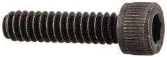 Value Collection - #6-32 UNC Hex Socket Drive, Socket Cap Screw - Alloy Steel, Black Oxide Finish, Fully Threaded, 9/16" Length Under Head - Apex Tool & Supply