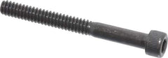 Value Collection - #6-32 UNC Hex Socket Drive, Socket Cap Screw - Alloy Steel, Black Oxide Finish, Partially Threaded, 1-3/8" Length Under Head - Apex Tool & Supply