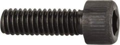 Value Collection - #6-40 UNF Hex Socket Drive, Socket Cap Screw - Alloy Steel, Black Oxide Finish, Fully Threaded, 7/16" Length Under Head - Apex Tool & Supply