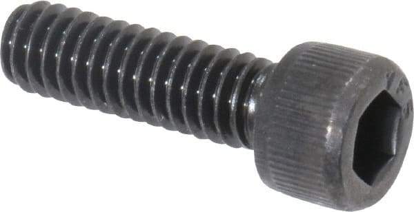 Value Collection - #8-32 UNC Hex Socket Drive, Socket Cap Screw - Alloy Steel, Black Oxide Finish, Fully Threaded, 9/16" Length Under Head - Apex Tool & Supply